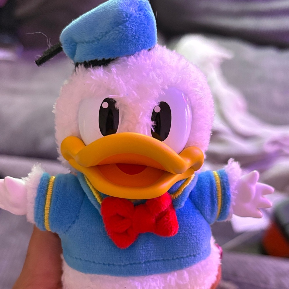 Disney Plush Bird Toy with Blue and Red Accents